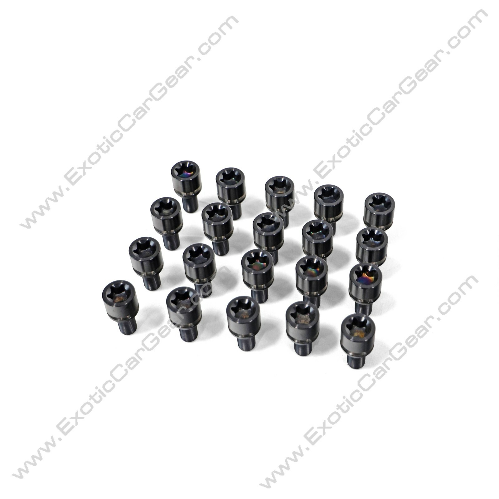 McLaren Titanium Wheel Bolts With Black Finish
