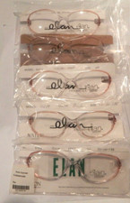Vintage 5 Pc. ELAN 9284 Pink 50/16 Women's Plastic Eyeglass Frame Lot NOS 348