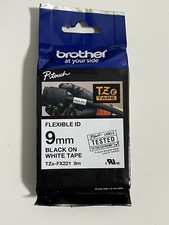 Brother Original P-Touch Schriftband 6mm schwarz auf weiß TZEFX211 für P-Touch P