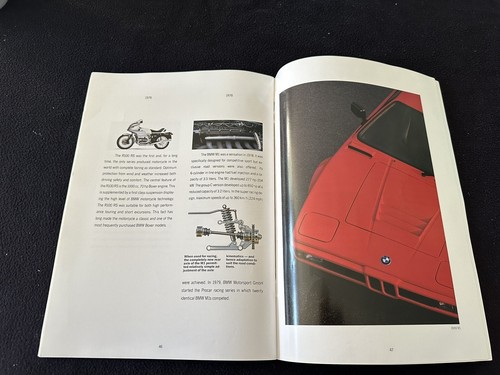 1992 BMW History Brochure Isetta Dixi 503 507 3.0 CSL /5 M1 850i Rare Catalog - Picture 12 of 14