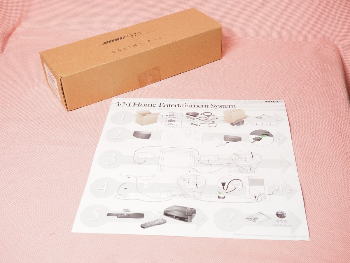 Bose 3·2·1 2.1 Channel Home Entertainment System Graphite Bose 3·2·1 2.1 Channel Home Entertainment System Graphite