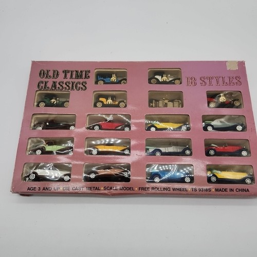 Vintage Old Time Classics Set 18 antike Modell Diecast Autos McCrory Exclusive - Bild 2 von 9