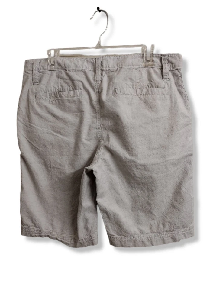 Шорты мужские International Concepts размер 33 (35) плоские спереди бежевые китайские хаки - Изображение 2 из 4