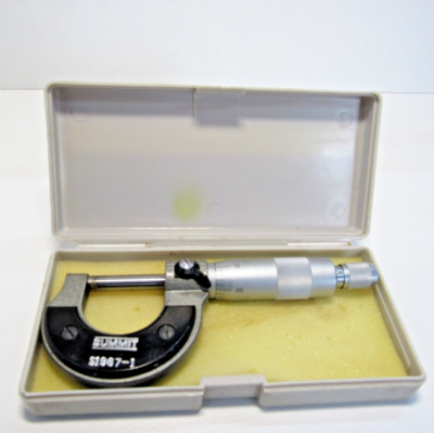 #ad Summit S1967 1 0 1quot; Micrometer With Case 0.001quot; #M2 Machinist Tool $15.50