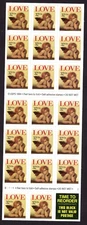 Scott #3030a  Love Cherub Booklet of 20 Stamps - MNH P#B1111-2