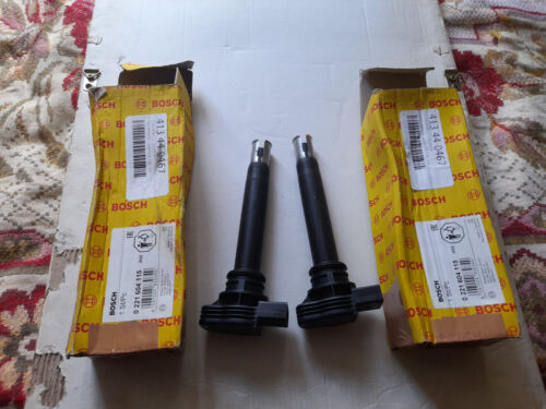 2 Bosh Ignition Coils for VW. Part number - 0221604115