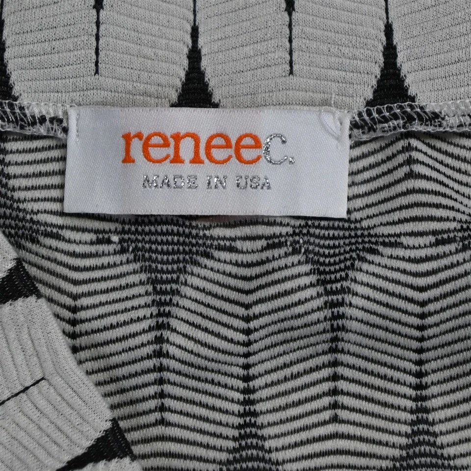 Renee C. Nordstrom Small USA Made Geometric Pull On Womens Straight Skirt - Image 2 of 4