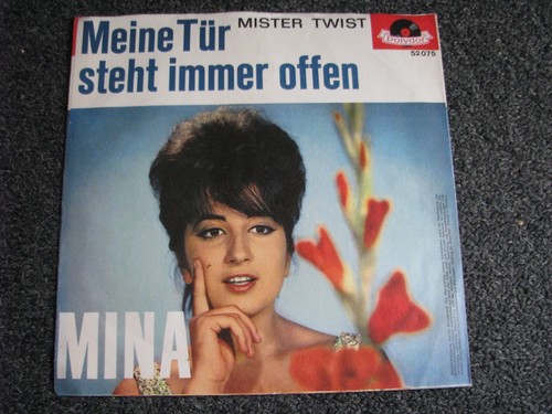 Mina-Mister Twist 7 PS-Nur Cover-Polydor 52 075-Germany - Picture 2 of 2