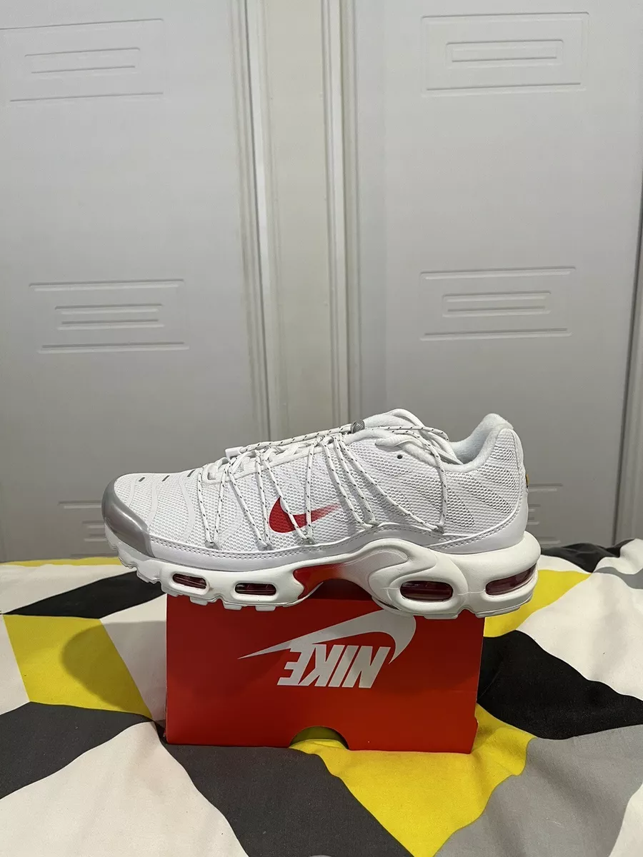 Nike Air Max Plus TN Lace US9 UK8 EUR42.5 White University Red