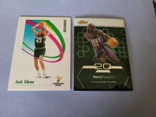 !!!   JACK SIKMA / GARY PAYTON   BASKETBALL  CARD LOT $$