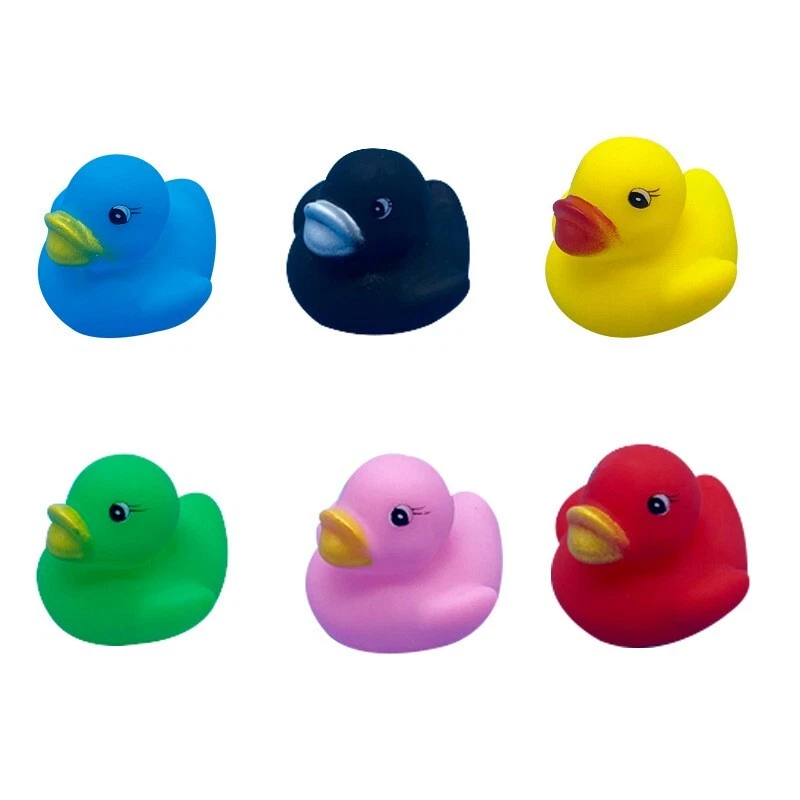 Colored rubber ducks 2025
