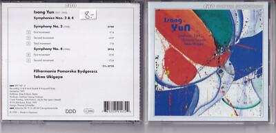 Isang Yun, Takao Ukigaya, Byung-Hwa Kim   Complete Symphonies CD cpo