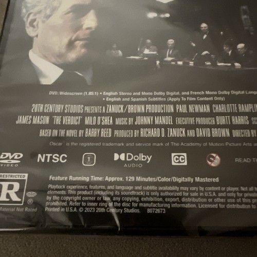 The Verdict (DVD 2023, 1982 Original Release) Paul Newman - Picture 3 of 4