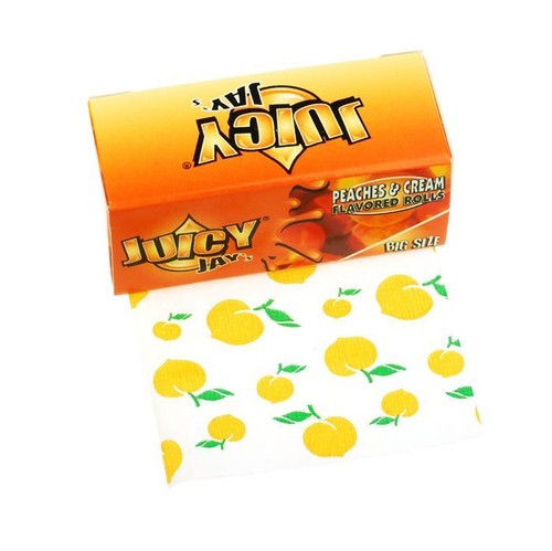 5x Juicy Jay's Pfirsiche & cremefarbene aromatisierte Rollen - 5 Meter - Bild 3 von 4