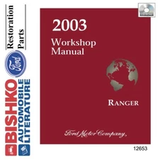 2003 Ford Truck Ranger Shop Service Repair Manual CD
