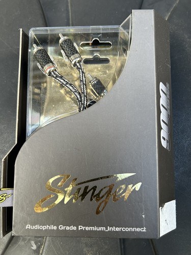 STINGER 9000 AUDIOPHILE PURE SILVER RCA INTERCONNECT CABLE