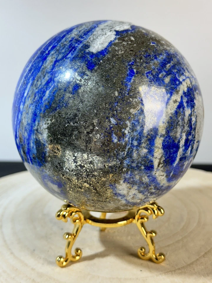 Seltene Lapislazuli Kugel – Sar-e-Sang, Badakhshan – 2780 g – 117 mm Durchmesser - Bild 2 von 4
