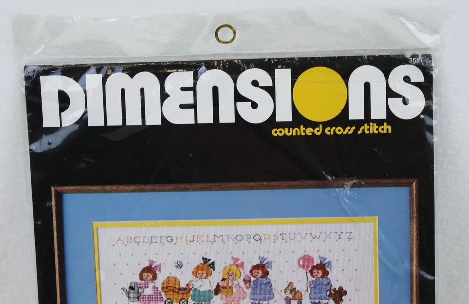 Kit de punto de cruz contado Dimensiones Hacer todas las cosas con amor Niños ABC Juguetes Foto 4 de 4