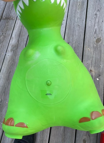 Bounce Buddies "Tommy The T-Rex" Green Dinosaur Bouncer Toy Fast Shipping! - Picture 7 of 7