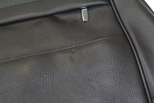 SUITSUPPLY Men Backpack OS Brown Genuine Leather Unisex Adjustable Straps - Picture 11 of 12