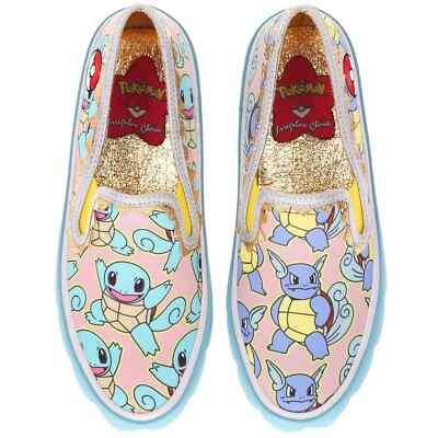 Irregular Choice Everyday Is An Adventure Shoes Squirtle Wartortle Pink/Blue