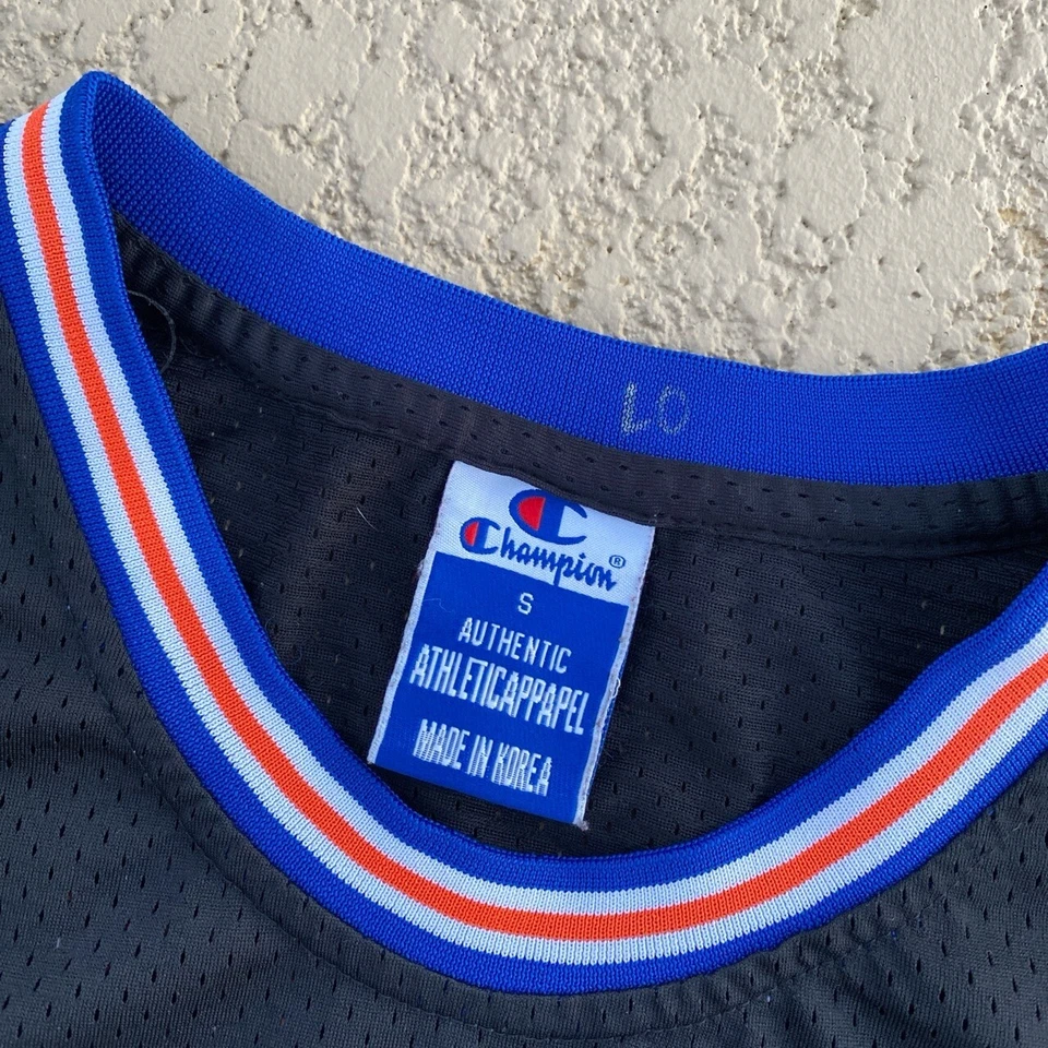 Camiseta de Colección Tune Squad Pato Lucas #2 Campeón Pequeña Malla Negra Hecha en Corea Foto 4 de 4