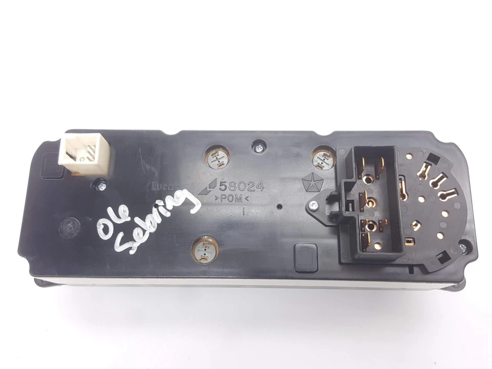2001-2006 Chrysler Sebring Stratus OEM Climate Control A/C Heat Rear Defrost - Image 4 of 4