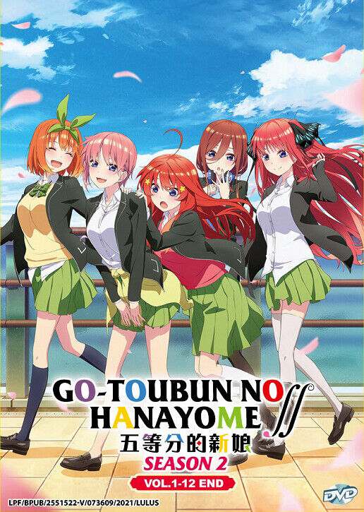 Gotoubun no Hanayome - Filme terá mais de duas horas - Anime United