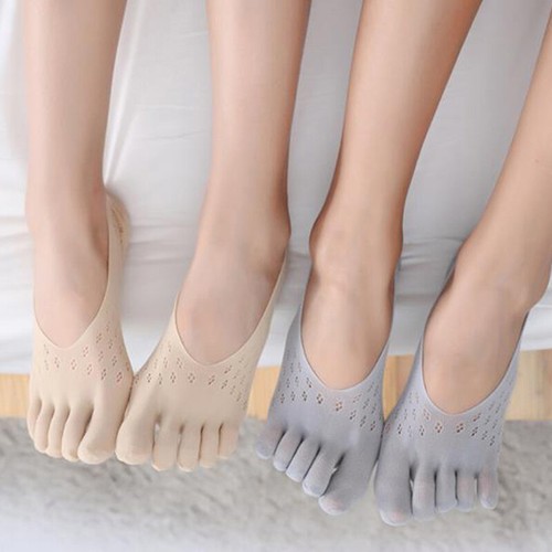 Orthopedic Compression Socks Women's Toe Socks Ultra Low Cut Liner with _IL