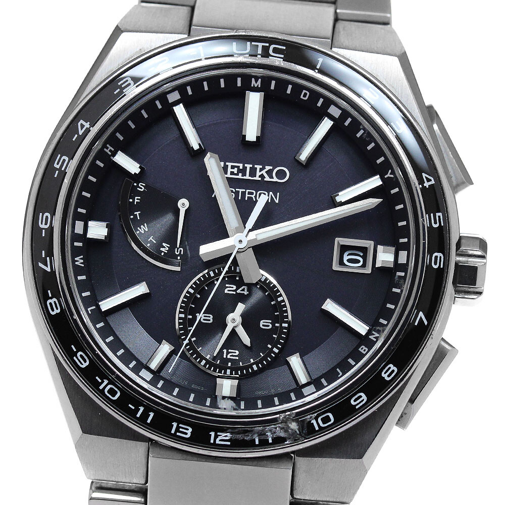 Seiko Astron Nexter 8B63-0Bb0 Solar Radio Men's Watch Used, Good Condition