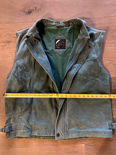 FILA Denim Vest Vintage XXL - Picture 3 of 6