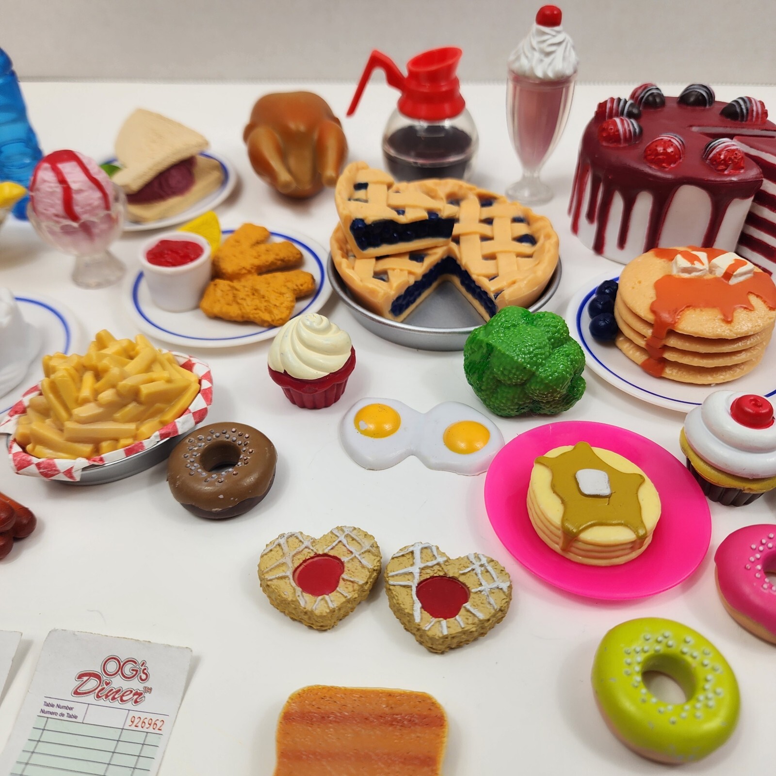 Our Generation Diner Doll Faux Food 39 Piece Lot Fits 18" OG AG My Life