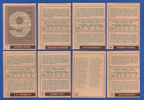 1977-78 OPC 77-78 O PEE CHEE WHA AMH HOCKEY CARD 1-66 & WRAPPER SEE LIST - Picture 119 of 139