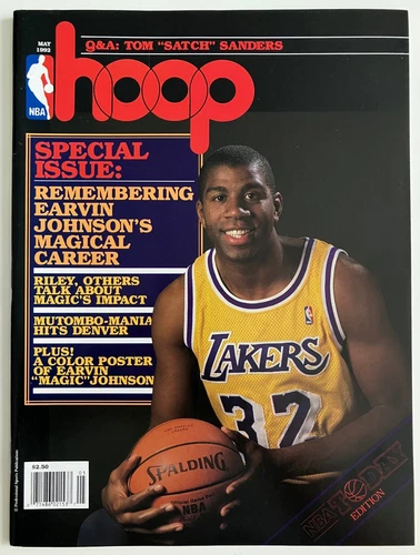 Magic Johnson Tribute - Hoop Magazine May 1992 - Newsstand - No Label  CGC ?