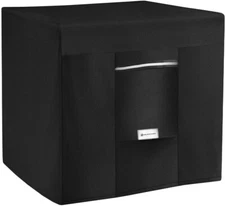 Seal Skin Square Fire Pit Cover Waterproof Heavy Duty, 28"L X 28"W X 25”H