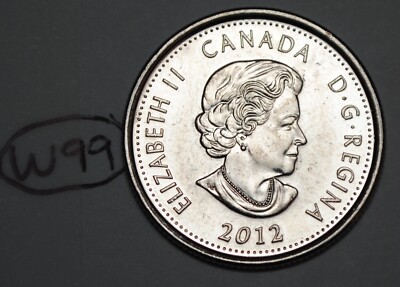 Canada 2012 Brock 25 cents Circulated Quarter Lot# W99 | eBay