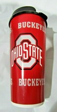 NCAA Ohio State Buckeyes 32 fl. oz. Plastic Travel Tumbler Cup with Lid
