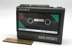Sony Walkman WM-R15 Cassette Player Black AS IS Junk  Powers On Belt Not Turning