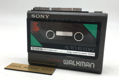Sony Walkman WM-R15 Kassettenspieler schwarz wie besehen Junk Powers On Belt ...