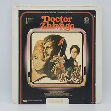 Doctor Zhivago CED VideoDisc 2 Disc Set Omar Sharif, Julie Christie