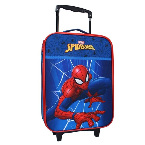 Marvel Spiderman Kinder 2tlg Set Trolley Kinderkoffer Koffer Strandtuch 70x140 - Bild 2 von 9