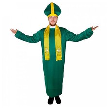 IRISH PRIEST COSTUME ST PATRICKS DAY BISHOP VICAR ST PADDYS DAY FANCY DRESS