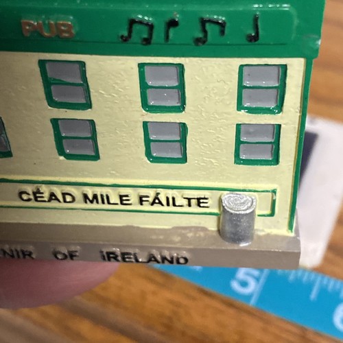 Irish Pub Cead Mile Failte Homemade It's Great To be Irish Flag Shamrock Magnet - Picture 7 of 8