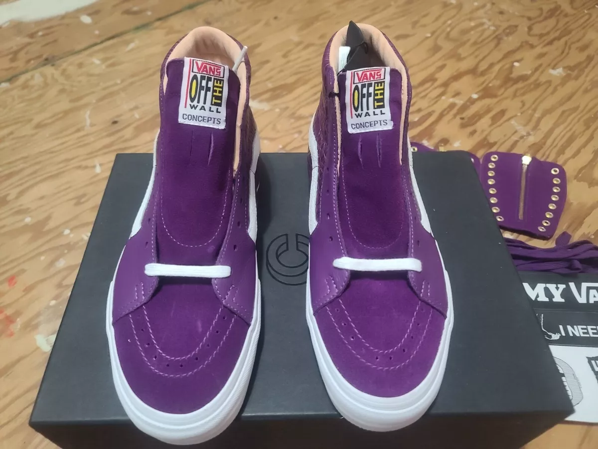 Golf wang store purple shoes