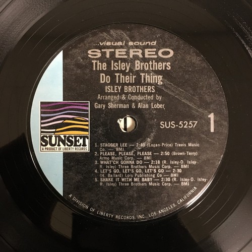 The Isley Brothers Do Their Thing 12" Vinyl LP Sunset 1969 VG/VG+ *Shrink* - Picture 4 of 6