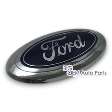 2021-2024 Ford F150 Front Grille 11" Chrome Blue Ford Oval Emblem OEM ML3Z8213D