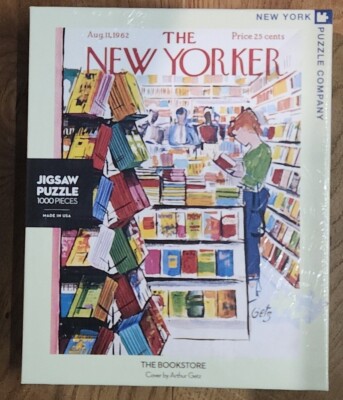 Selten  MIMB  The Bookstore 1000 Teile Puzzle New York Puzzle Company