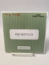 Close to my Heart My Acrylix Outdoor Thoughts B1222 Fishing Relax Fish Rod Reel