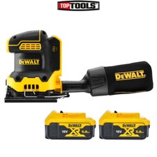 DeWalt DCW200 18V Brushless Sheet Orbital Palm Sander With 2 x 5Ah Batteries