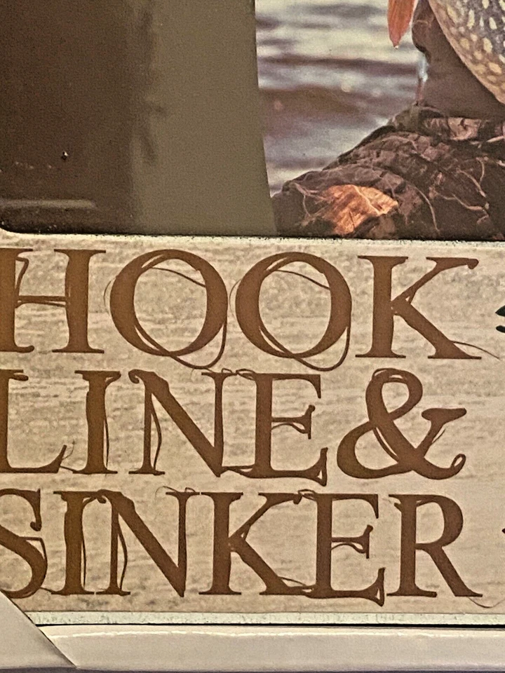 MARCO DE FOTOS DE PESCA 4 X 6 DE PRINZ, NUEVO EN CAJA, PESCA DEPORTIVA REGALO DE NAVIDAD PADRE Foto 4 de 4